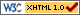 本站语言符合XHTML标准 Valid XHTML