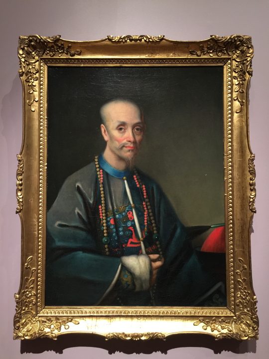 波士顿美术馆展出的浩官(伍秉鉴)画像